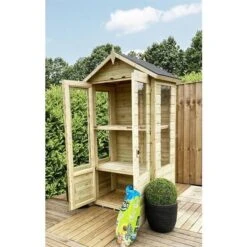 3 2 Pressure Treated Tongue Groove Mini Greenhouse