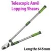 645mm Telescopic Anvil Lopping Shears Garden Tool