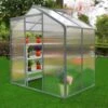 6ft 4ft Greenhouse Greenhouse Base Option Sliding -Gardena Store 6ft 4ft Greenhouse Greenhouse Base Option Sliding