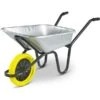 90L Galvanised Heavy-Duty Endurance Wheelbarrow -Gardena Store 90L Galvanised Heavy Duty Endurance Wheelbarrow