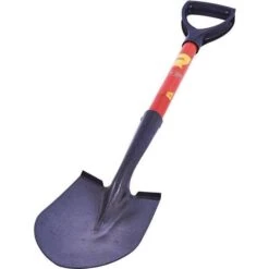 AmTech D Shape U1860 Round Mouth Builders Shovel Spade Gardening