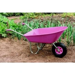 Ambassador Boxed Wheelbarrow 85L Pink [WB20]
