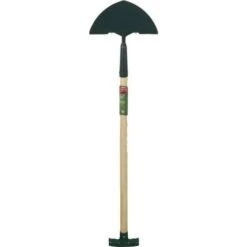 Ambassador Carbon Steel Edging Iron Length: 92cm. Wooden Length: 61cm