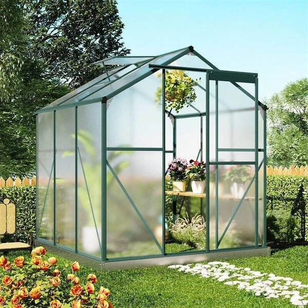 Axhup - Greenhouse Aluminum, Walk-in Garden Foundation 3 Axhup - Greenhouse Aluminum, Walk-in Garden Foundation