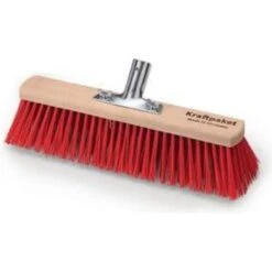 Besen, Besen Elaston Länge 600 M.Metallstielhalter Flachholz Stielhalter-Ø