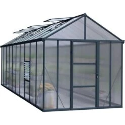 Canopia 8 20ft Glory Long Apex Greenhouse With Panels