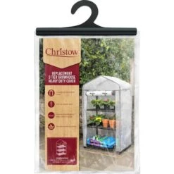 Christow 3 Tier Greenhouse Cover Pe