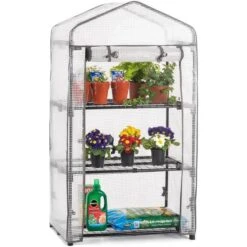 Christow 3 Tier Mini Greenhouse PE