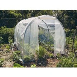 Dancover Polytunnel 6m² GH16010 Stainless Steel PVC Plastic