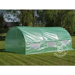 Dancover Polytunnel Greenhouse 13.5m² Stainless Steel Plastic -Gardena Store Dancover Polytunnel Greenhouse 13.5m² Stainless steel Plastic 1