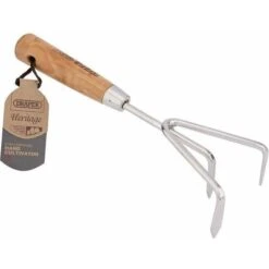 Draper Heritage Stainless Steel Hand Cultivator With Ash Handle 99026