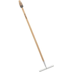 Draper Stainless Steel Garden Rake With Ash Handle 99015 -Gardena Store Draper Stainless Steel Garden Rake with Ash Handle 99015 2