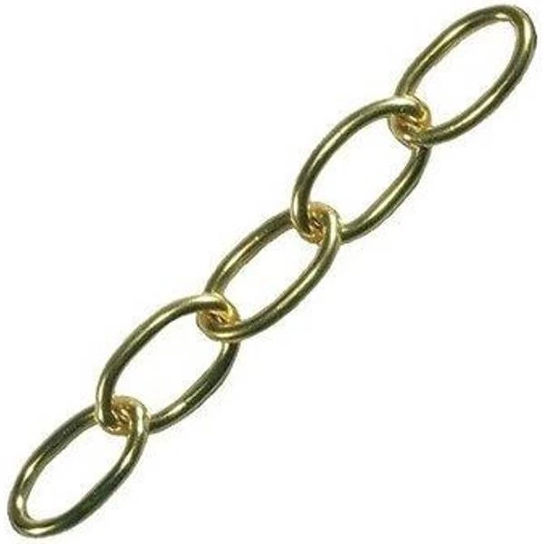 Faithfull Oval Chain 1.8mm 10m Polished Brass FAICHOP18 3 Faithfull Oval Chain 1.8mm 10m Polished Brass FAICHOP18