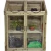 Forest Garden Mini Greenhouse Wood -Gardena Store Forest Garden Mini Greenhouse Wood