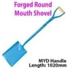 Forged Steel 1020mm Round Mouth Digging Shovel MYD 2 Forged Steel 1020mm Round Mouth Digging Shovel MYD -Gardena Store Forged Steel 1020mm Round Mouth Digging Shovel MYD