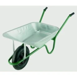 Galvanised Builders Wheelbarrow 85L Cgvp Walsall Wheelbarrow