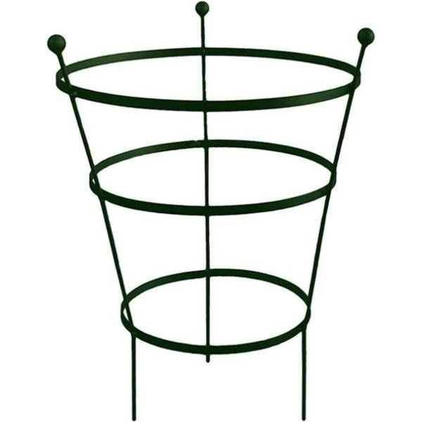 Garden Pride 92cm Tall Peony Cage Plant Support Raw Steel 3 Garden Pride 92cm Tall Peony Cage Plant Support Raw Steel
