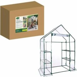 Gardenkraft 10739 Walk-In Greenhouse Mesh Powder