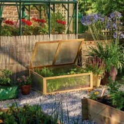 Gardman Grow It Wooden Cold Frame Natural Mistbænk