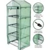 Greenhouse 4 Tier With PE Cover 2 Greenhouse 4 Tier With PE Cover -Gardena Store Greenhouse 4 Tier with PE Cover