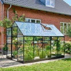 Halls Qube 10X6 Greenhouse Black