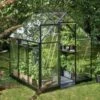 Halls Qube 6X6 Greenhouse Black 2 Halls Qube 6X6 Greenhouse Black -Gardena Store Halls Qube 6X6 Greenhouse Black