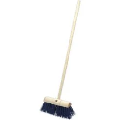 Heavy Duty Hard Bristle Yard Broom 325mm Saddle Brush