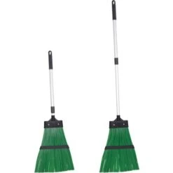 JVL Outdoor Garden Hard Bristled Broom Brush Rake