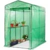 KCT Walk-in Large Greenhouse With Garden Grow -Gardena Store KCT Walk in Large Greenhouse with Garden Grow