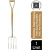 Kent & Stowe Stainless Steel Digging Fork Rust Resistant FSC -Gardena Store Kent Stowe Stainless Steel Digging Fork Rust Resistant FSC