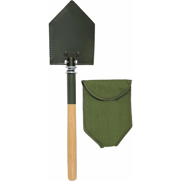 MFH Klappspaten Deluxe Holzstiel 2-teilig Natur 3 MFH Klappspaten Deluxe Holzstiel 2-teilig Natur