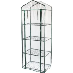 Monster Shop Mini Greenhouse 4 Tier With Cover