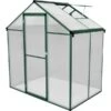 MonsterShop Greenhouse 6 4ft Polycarbonate Weather Frame Lockable Hinged Door With Padlock 2 -Gardena Store MonsterShop Greenhouse 6 4ft Polycarbonate Weather Frame Lockable Hinged Door With Padlock 2
