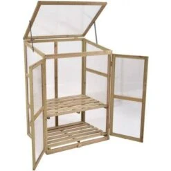 Neo Mini Greenhouse Wood Polycarbonate -Gardena Store Neo Mini Greenhouse Wood Polycarbonate 1