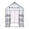 Ogrow 3 Tier 12 Shelf Garden Greenhouse Clear Pvc House -Gardena Store Ogrow 3 Tier 12 Shelf Garden Greenhouse Clear pvc House