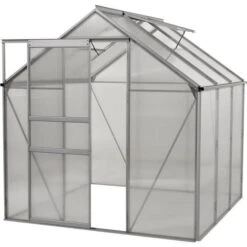 Ogrow 6x6 Ft. Clear Greenhouse Garden