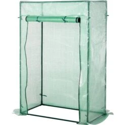 OutSunny 100 150cm Greenhouse Steel Frame PE Cover