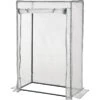 OutSunny 100 150cm Greenhouse Steel Frame PE Cover -Gardena Store OutSunny 100 150cm Greenhouse Steel Frame PE Cover