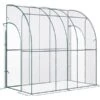 OutSunny 214 118 Walk-In Lean To Wall Greenhouse 1 OutSunny 214 118 Walk-In Lean To Wall Greenhouse -Gardena Store OutSunny 214 118 Walk In Lean to Wall Greenhouse