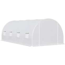 OutSunny 6 2 Polytunnel Greenhouse, Walk