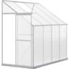 OutSunny 8.3FT X 4FT Walk-In Garden Greenhouse -Gardena Store OutSunny 8.3FT X 4FT Walk In Garden Greenhouse