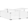 OutSunny Greenhouse Aluminium Cold Frame Grow House, Silver -Gardena Store OutSunny Greenhouse Aluminium Cold Frame Grow House Silver