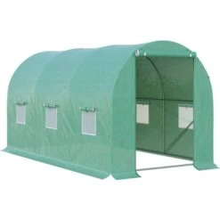 OutSunny Greenhouse Polytunnel Walk-in