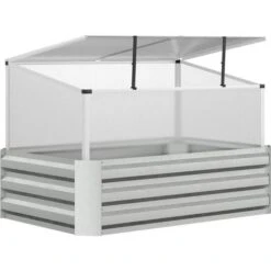 OutSunny Mini Greenhouse Planters, Raised Garden