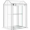 OutSunny Mini Greenhouse With Roll Up Door 100X80X150Cm -Gardena Store OutSunny Mini Greenhouse With Roll Up Door 100X80X150Cm