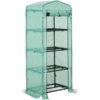 OutSunny PVC Grid Frame Mini Greenhouse 2 OutSunny PVC Grid Frame Mini Greenhouse -Gardena Store OutSunny PVC Grid Frame Mini Greenhouse