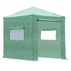 OutSunny Portable Walk Greenhouse Plants Garden Foldable With Carrying Bag