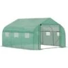OutSunny Tunnel Green House 3.5 X 3 X 2 M -Gardena Store OutSunny Tunnel Green House 3.5 x 3 x 2 m