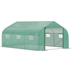 OutSunny Tunnel Green House Green 4.47 X 3 X 2 M