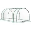 OutSunny Tunnel Greenhouse Grow Steel Frame Pe -Gardena Store OutSunny Tunnel Greenhouse Grow Steel Frame Pe
